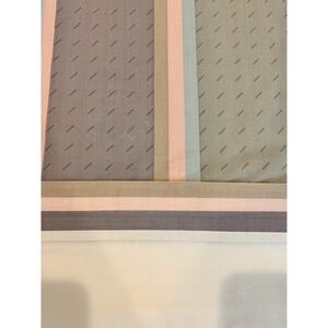 Vintage Bill Blass For Springmaid Twin Flat Sheet Grey Pink Blue Purple Rare
